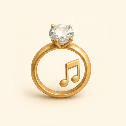 Proposal or wedding AI song gift idea